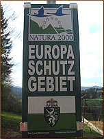 Europa Schutz Gebiet